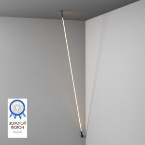 DK7505-BK Cветильник-трос в оплетке FLEX со светодиодом 5м 24V DC 86W 360° 3000К IP20 черный Цветопередача: >90, Световой поток: 3850Лм