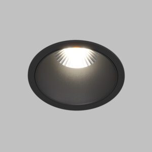 DK4500-BK Встраиваемый светильник, IP 20, 12 Вт, LED 3000, черный, алюминий